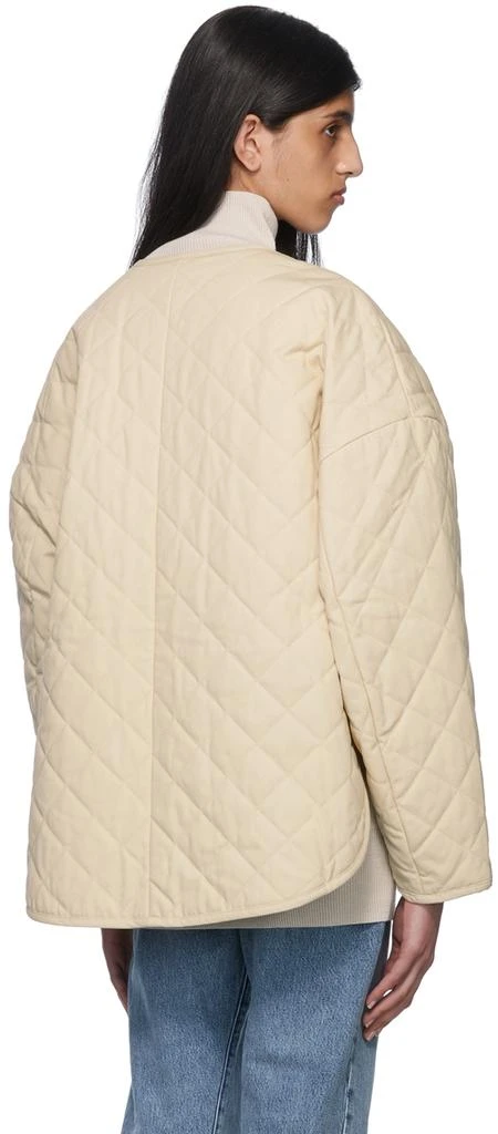 商品Totême|Off-White Quilted Jacket,价格¥4480,第3张图片详细描述