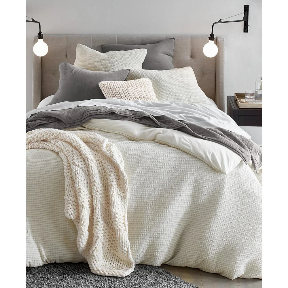 商品Oake|Waffle Stripe 2-Pc. Duvet Cover Set, Twin, Created for Macy's,价格¥206,第1张图片