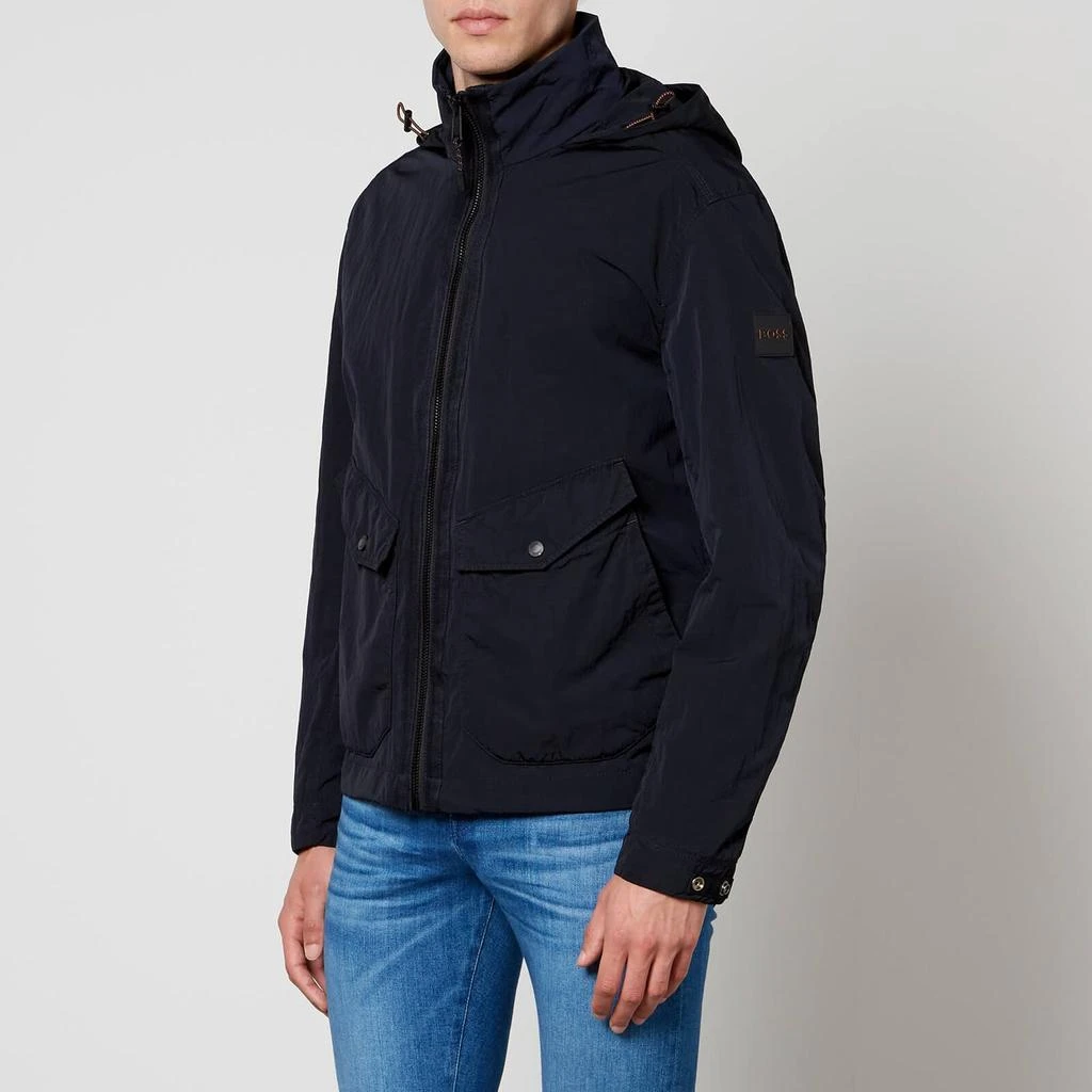 商品Hugo Boss|BOSS Orange Oprin-D Crinkled-Shell Hooded Jacket,价格¥1550,第1张图片