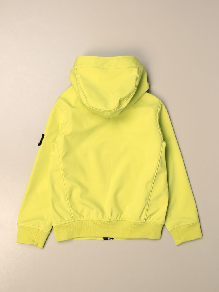 Stone Island Junior sweatshirt in cotton with zip商品第2张图片规格展示