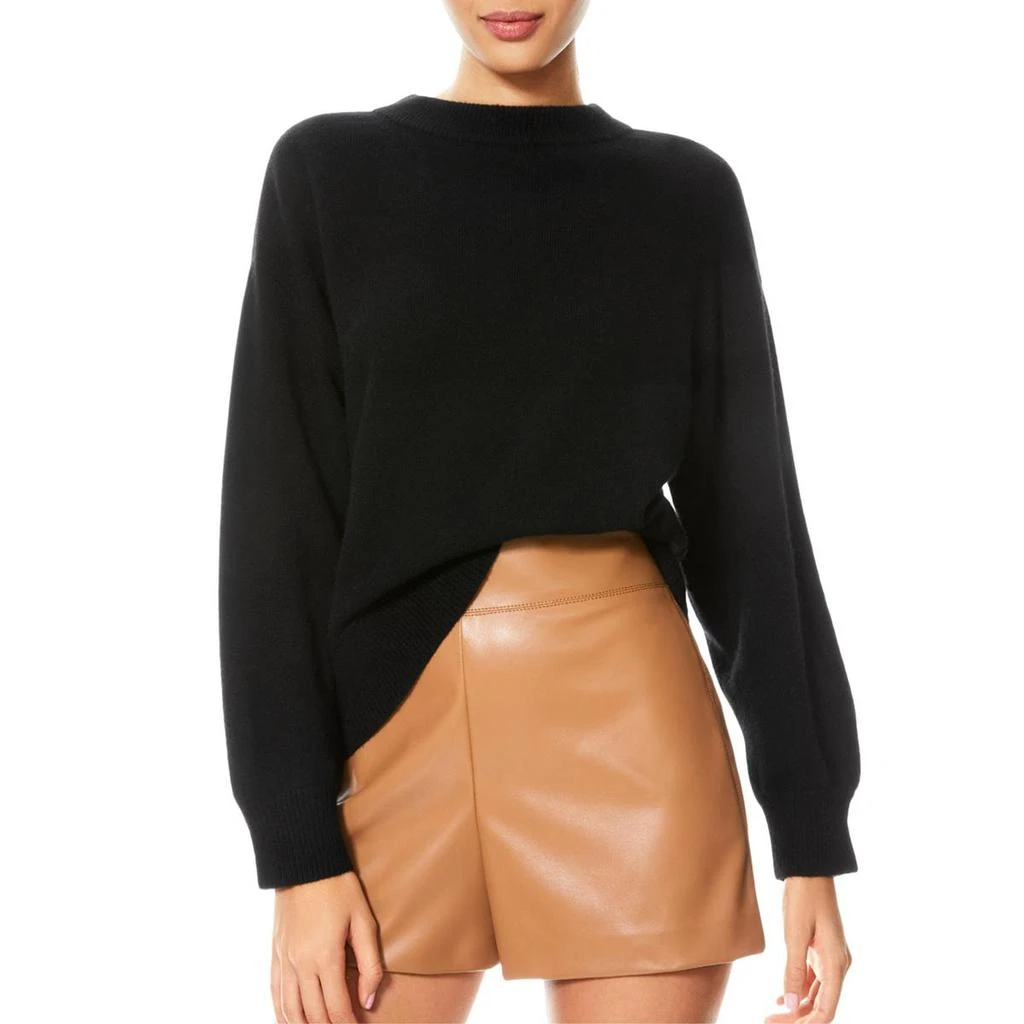 商品Alice + Olivia|Alice + Olivia Womens Denver Cashmere Round Hem Pullover Sweater,价格¥944,第1张图片