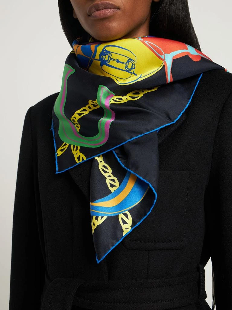 商品Gucci|Printed Silk Scarf,价格¥3757,第1张图片详细描述