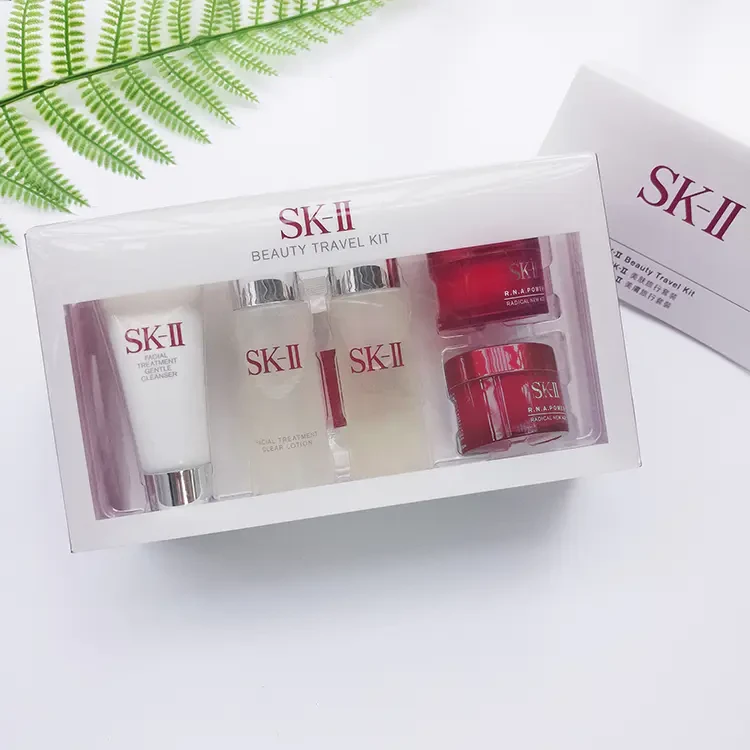 商品SK-II|SK-II旅行装四件套中样九件套装洗面奶清莹露神仙水大红瓶面霜前男友面膜【香港直邮】,价格¥261,第1张图片