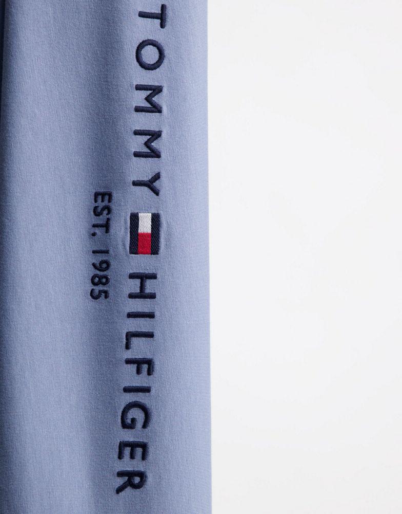 Tommy Hilfiger flag logo t-shirt in light blue商品第3张图片规格展示