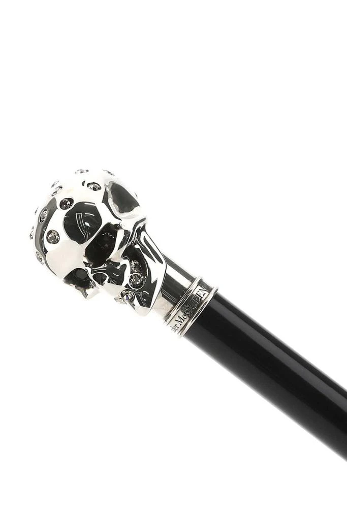 商品Alexander McQueen|Alexander McQueen Logo Printed Skull Charm Umbrella,价格¥4810,第3张图片详细描述