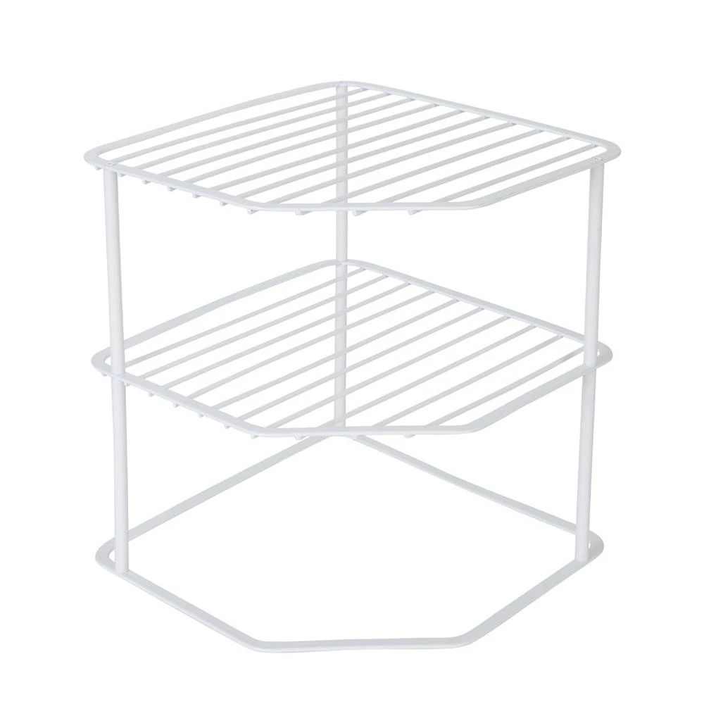 商品Smart Design|3-Tier Kitchen Corner Shelf Rack, 9" x 7.75",价格¥193,第1张图片