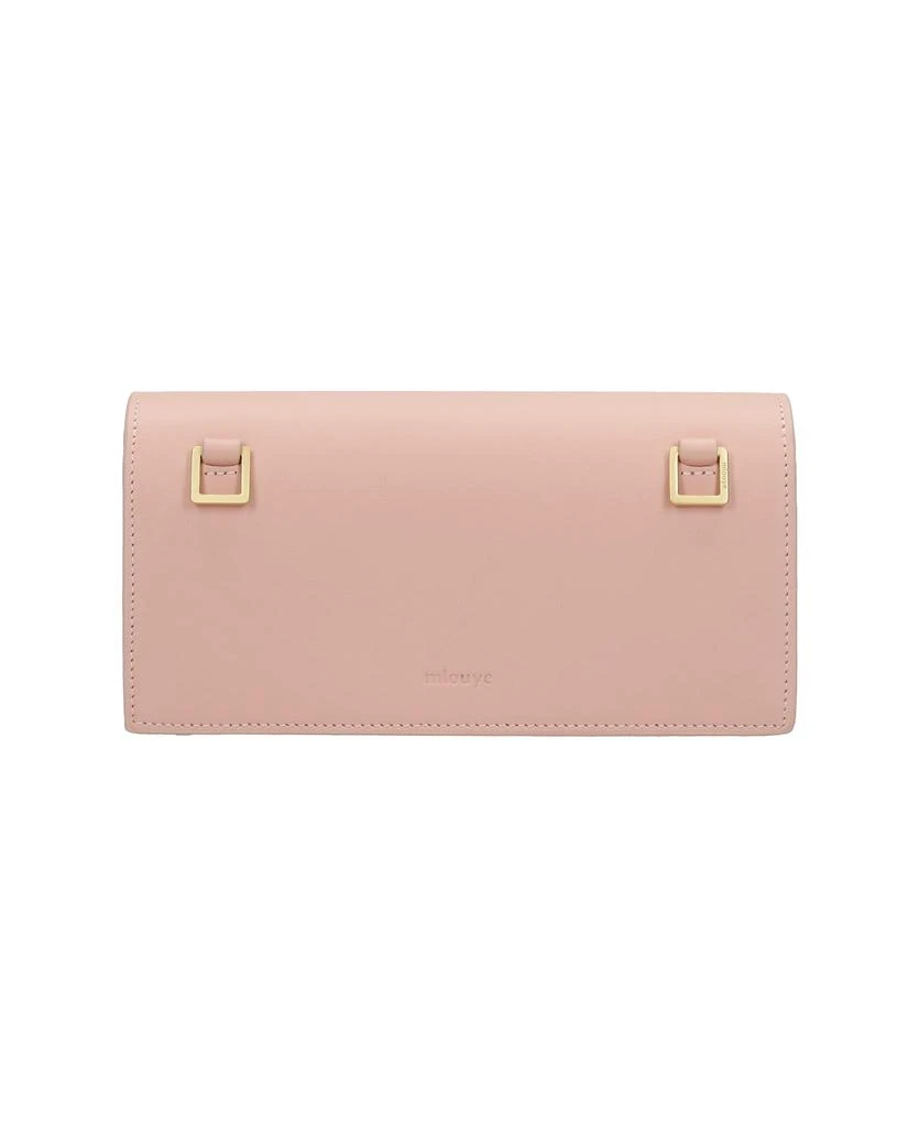 商品Mlouye|Naomi Clutch In Rose-pink Leather,价格¥2504,第3张图片详细描述