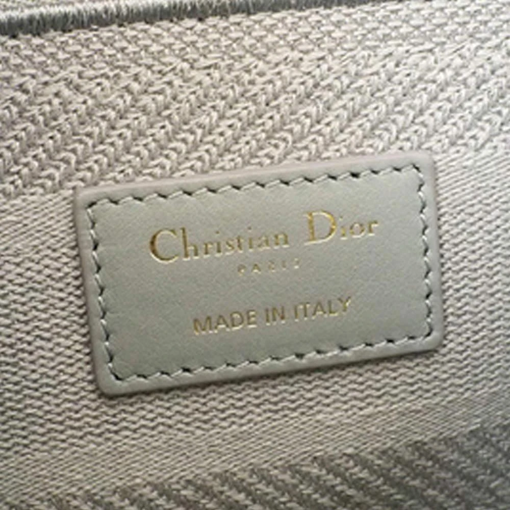 商品[二手商品] Dior|Dior Grey Lady D-Lite Canvas Satchel,价格¥31690,第5张图片详细描述