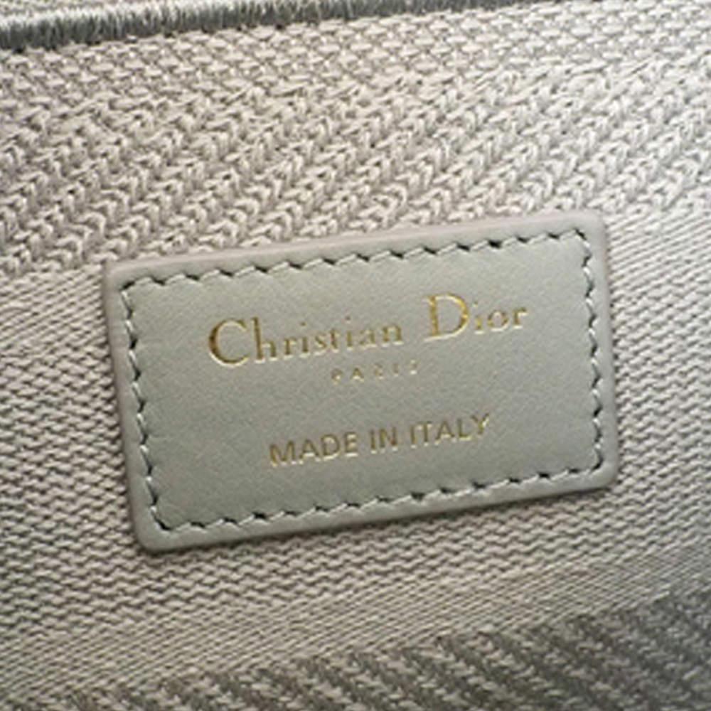 商品[二手商品] Dior|Dior Grey Lady D-Lite Canvas Satchel,价格¥30763,第7张图片详细描述