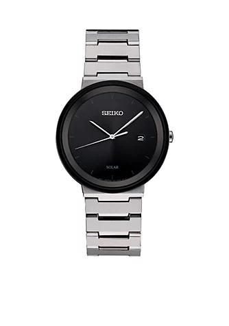 商品Seiko|Silver-Tone Date Calendar Watch,价格¥1861,第1张图片