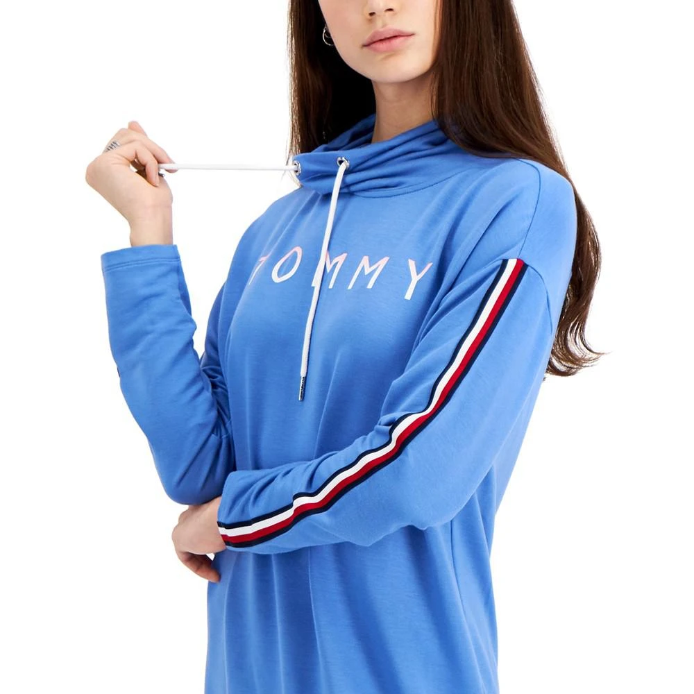 商品Tommy Hilfiger|Women's Cowlneck Logo Sneaker Dress,价格¥390,第5张图片详细描述
