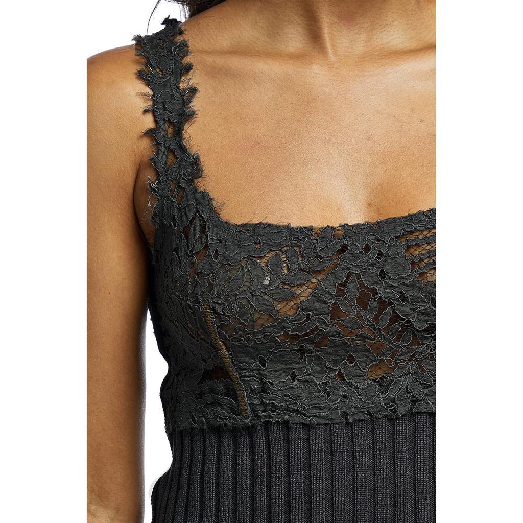 商品Marni|Lace and Ribbed Knit Top,价格¥6692,第6张图片详细描述