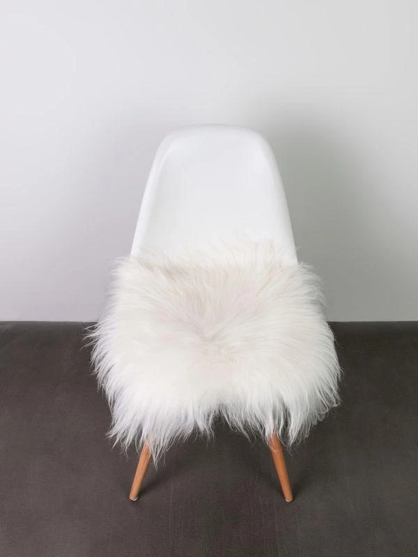 商品Natural|2-Pack Square Long Hair Sheepskin Chair Pad Set,价格¥1029,第3张图片详细描述