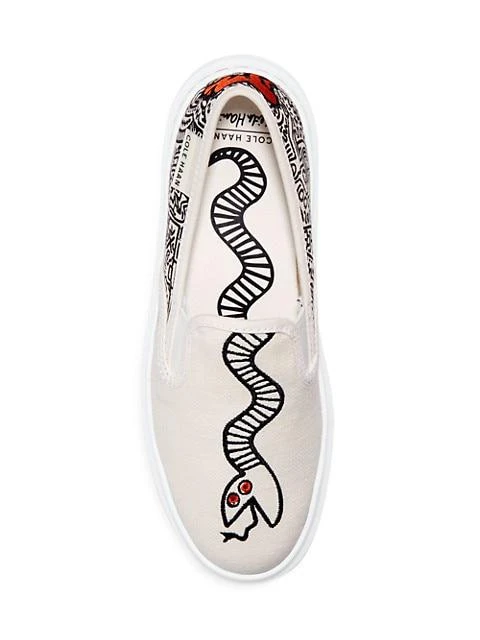 商品Cole Haan|Cole Haan x Keith Haring Slip-On Canvas Sneakers,价格¥382,第5张图片详细描述