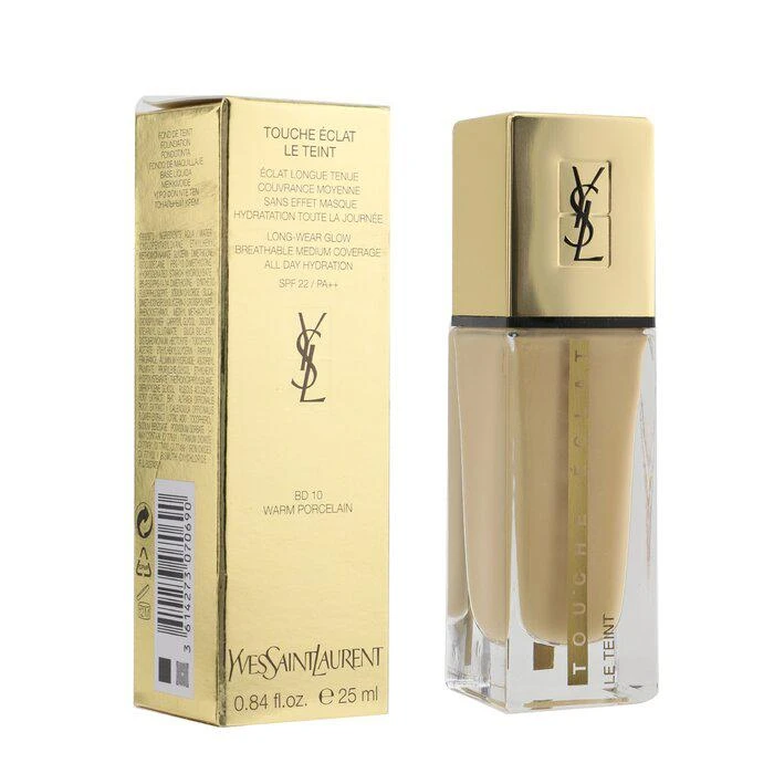 商品Yves Saint Laurent|Yves Saint Laurent 超模光感持妆保湿粉底SPF22 - # BD10 Warm Porcelain -BD10 Warm Porcelain(25ml/0.84oz),价格¥701,第2张图片详细描述