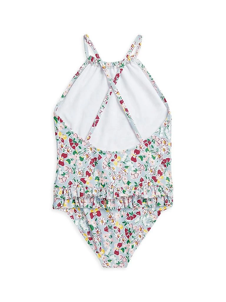 商品Ralph Lauren|Little Girl's Floral Halterneck One-Piece Swimsuit,价格¥333,第3张图片详细描述