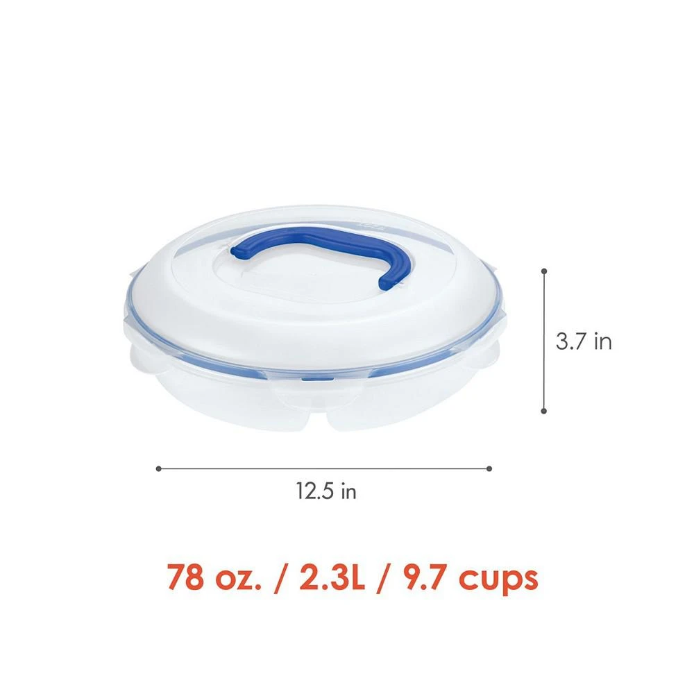 商品Lock & Lock|Easy Essentials Specialty Divided 77-Oz. Snack Container,价格¥157,第3张图片详细描述