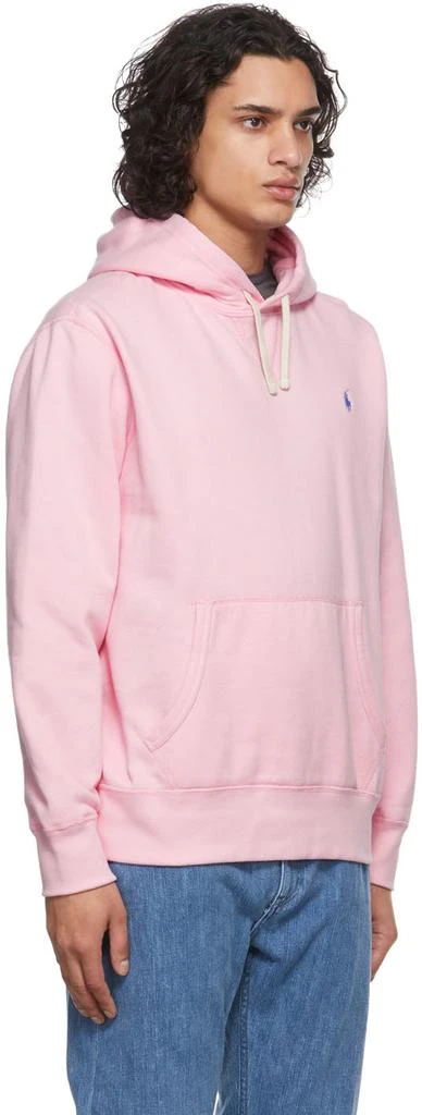 商品Ralph Lauren|Pink RL Fleece Hoodie,价格¥826,第2张图片详细描述