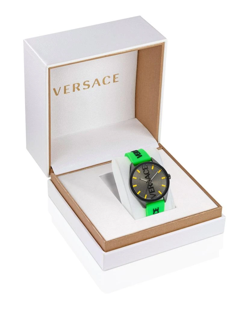 商品Versace|V-Vertical Silicone Watch,价格¥3365,第4张图片详细描述