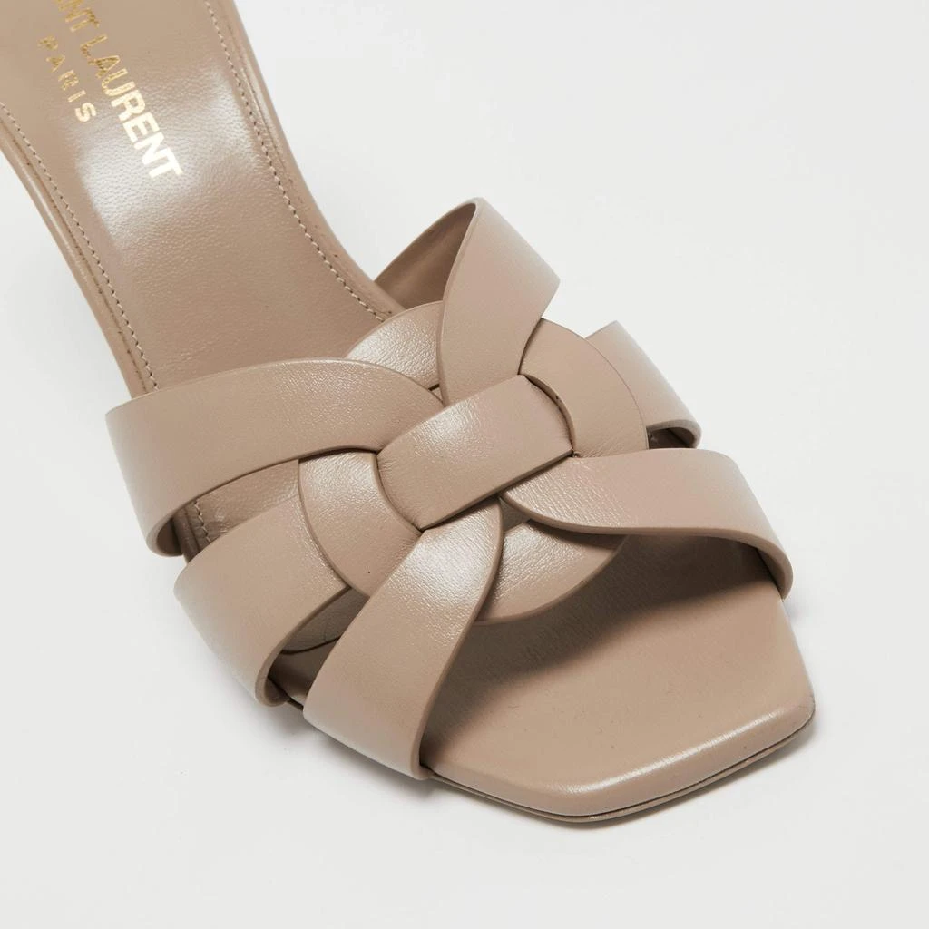 Yves Saint Laurent Beige Leather Tribute Sandals Size 36 商品