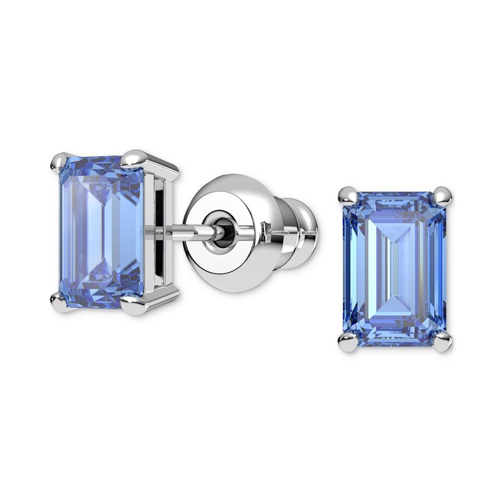商品Swarovski|Silver-Tone Millenia Blue Crystal Stud Earrings & 14-7/8" Pendant Necklace Set,价格¥1365,第6张图片详细描述