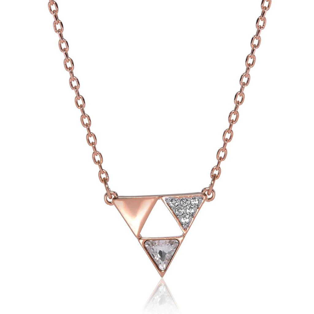 商品Swarovski|Swarovski Rose-Gold Tone Plated And Crystal Pendant Necklace 5528935,价格¥189,第1张图片