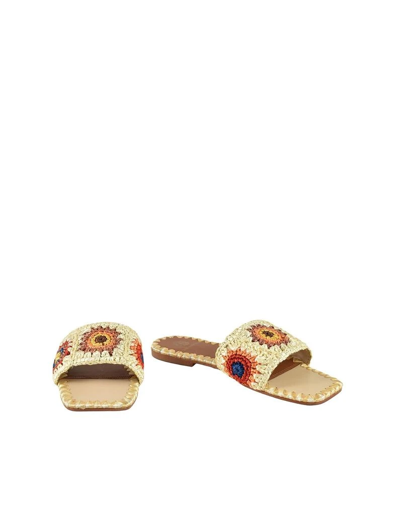 商品De Siena|De Siena Womens Cream Sandals,价格¥1868,第2张图片详细描述