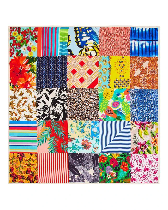 商品Echo Design|Springtime Patch Silk Scarf,价格¥1110,第2张图片详细描述