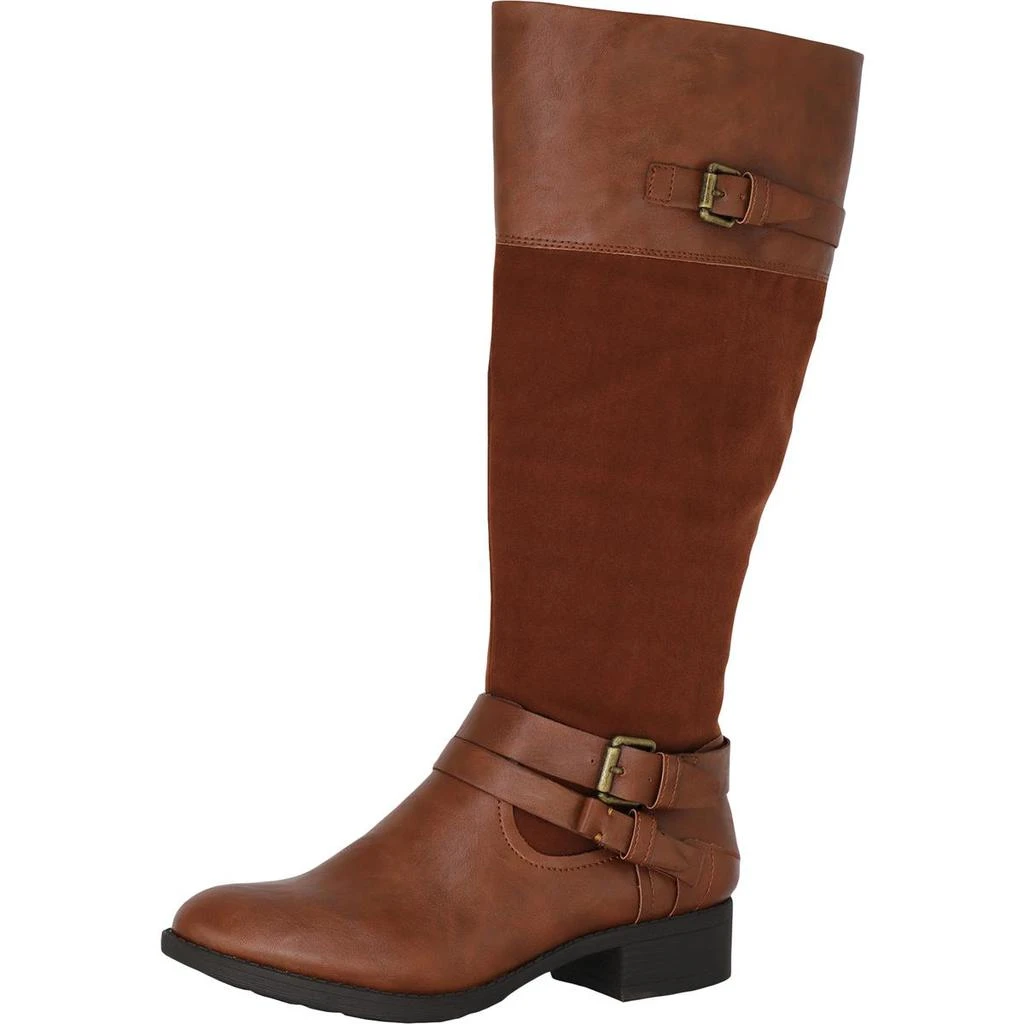 商品Style & Co|Style & Co. Womens Ashliie Faux Leather Fashion Dress Boots,价格¥54,第2张图片详细描述