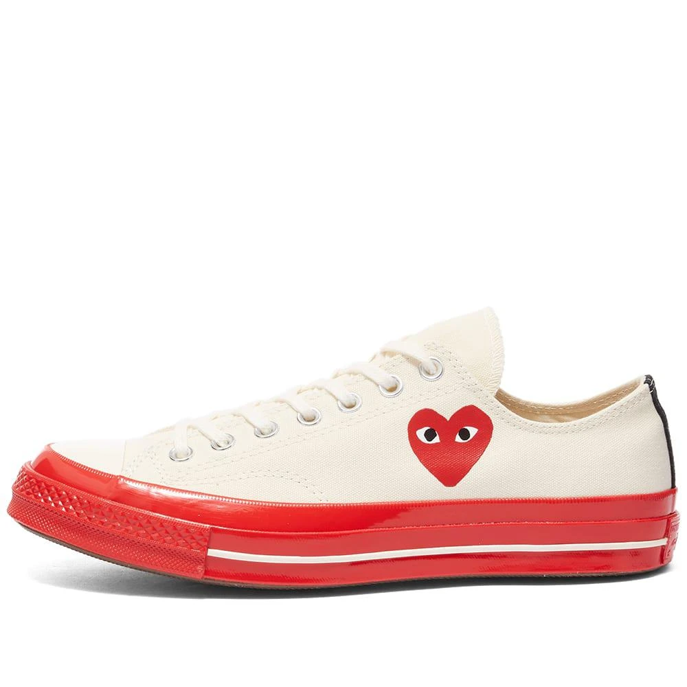 商品Comme des Garcons|Comme des Garcons Play x Converse Chuck Taylor Red Sole Low,价格¥1198,第2张图片详细描述