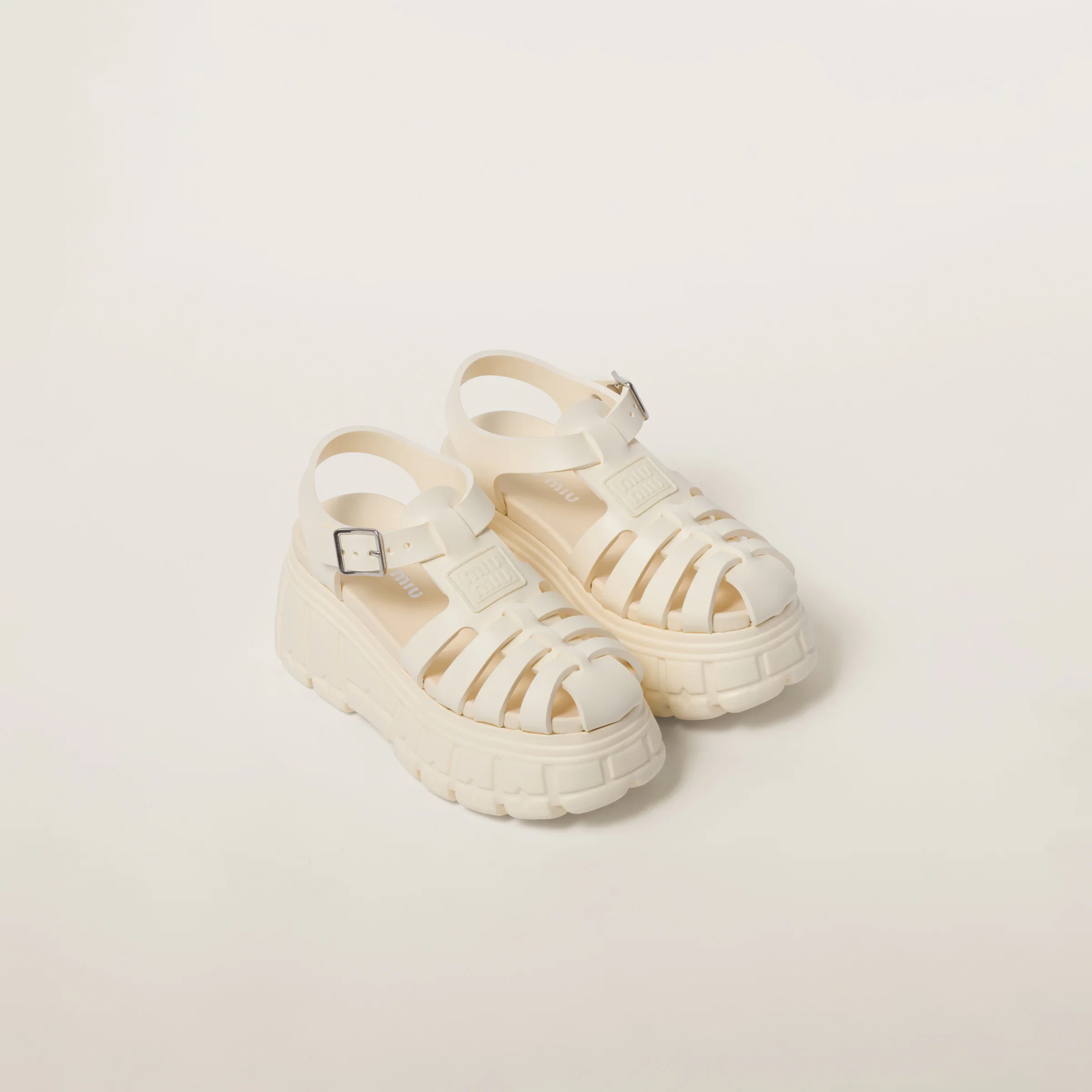 【预售】 缪缪 25春夏 女士 厚底鞋 Sandales à plateforme en EVA 5X709D_3LKK_F0304_F_085  商品