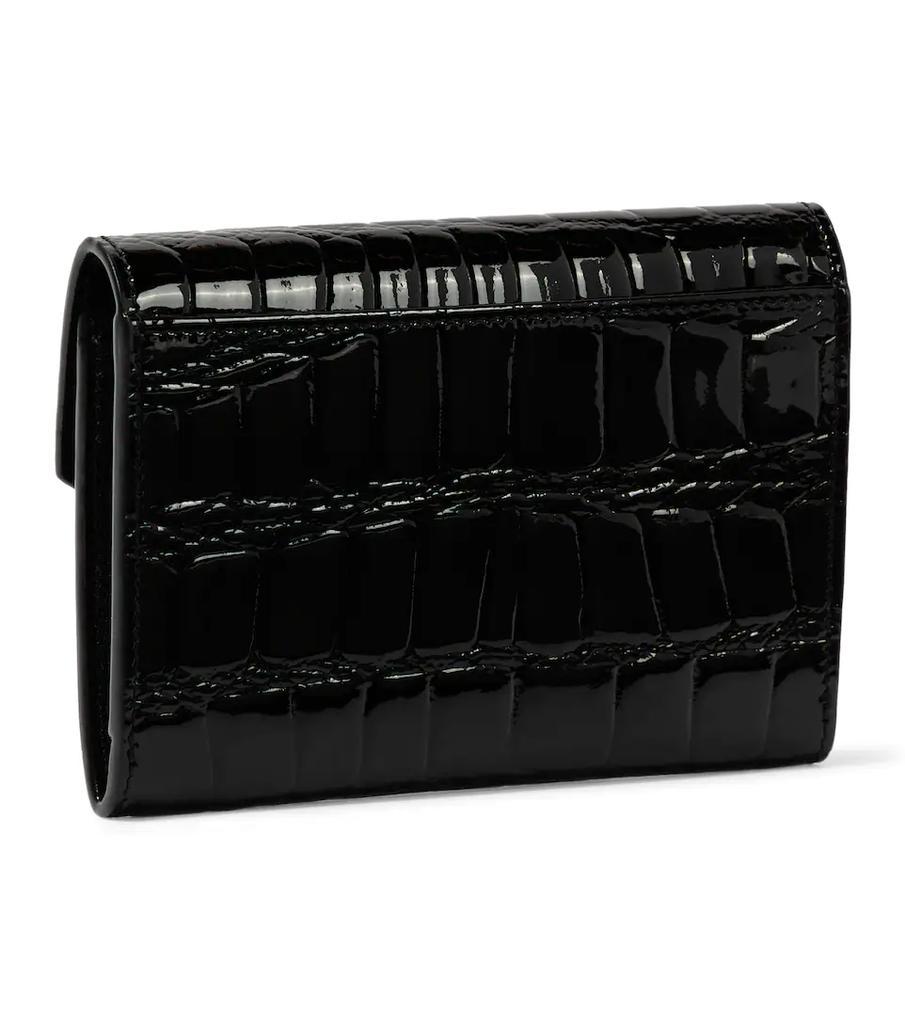 商品Yves Saint Laurent|Cassandre Small patent leather wallet,价格¥2958,第5张图片详细描述
