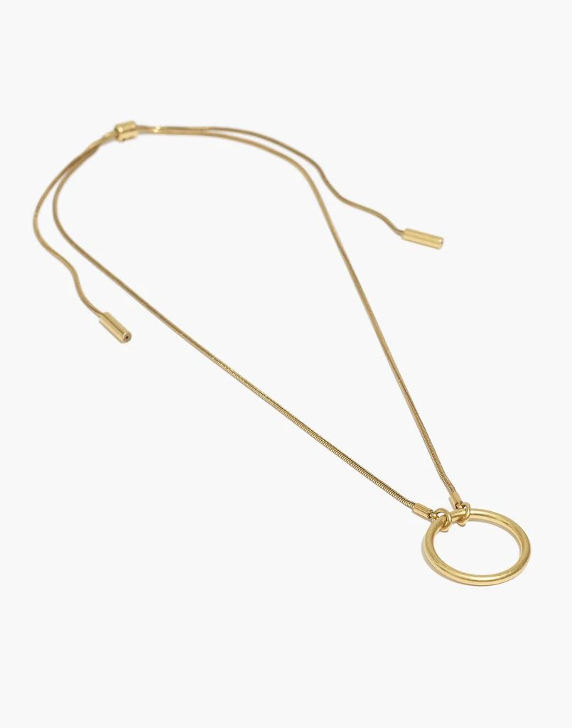 商品Madewell|可调节圆环Choker颈链,价格¥158,第2张图片详细描述