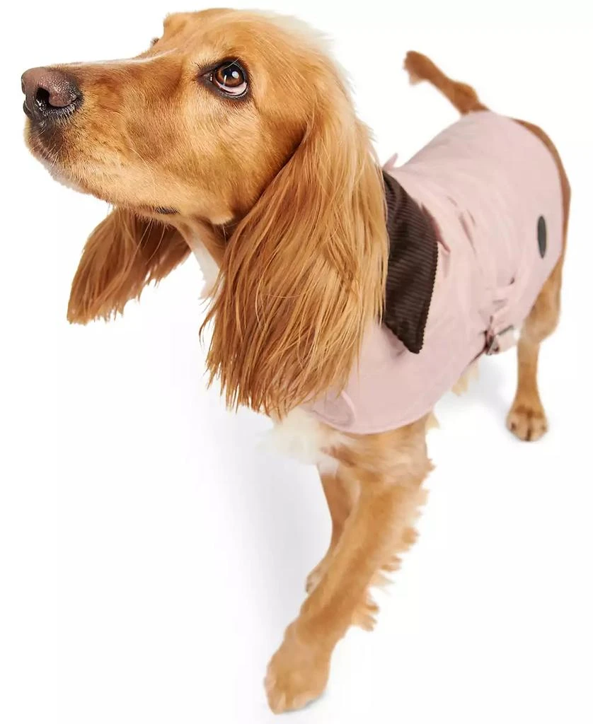 Diamond-Quilted Tartan-Lined Buckle Dog Coat 商品