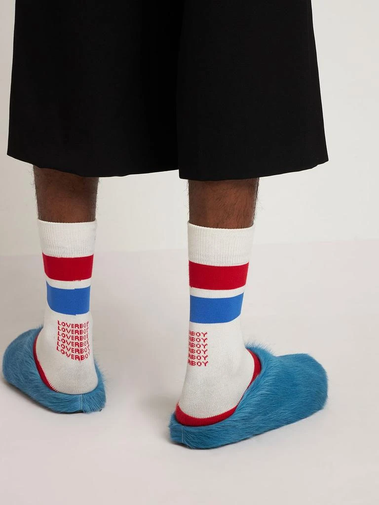 商品Charles Jeffrey Loverboy|Varsity Cotton Blend Socks,价格¥194,第1张图片详细描述