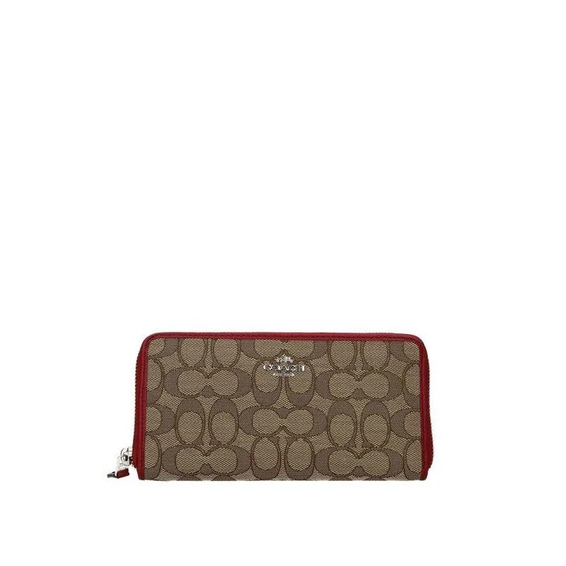 商品Coach|欧洲直邮COACH蔻驰女士拼色拉链钱包个性潮流质感时尚方便携带,价格¥1682,第1张图片