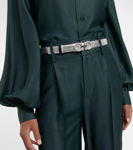 商品Salvatore Ferragamo|Gancini缀饰皮革腰带,价格¥6468,第2张图片详细描述