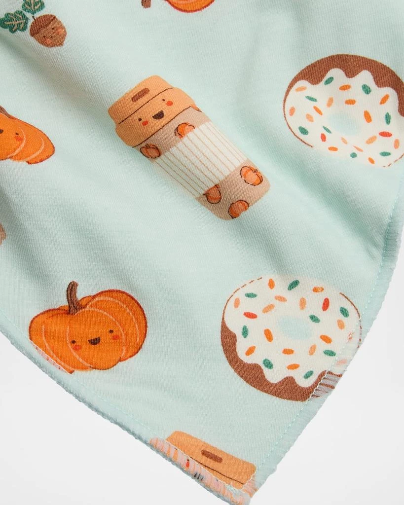 商品Angel Dear|Kid's Pumpkin Spice Latte Footie W/ Bandana Bib, Size Newborn-9M,价格¥263,第3张图片详细描述