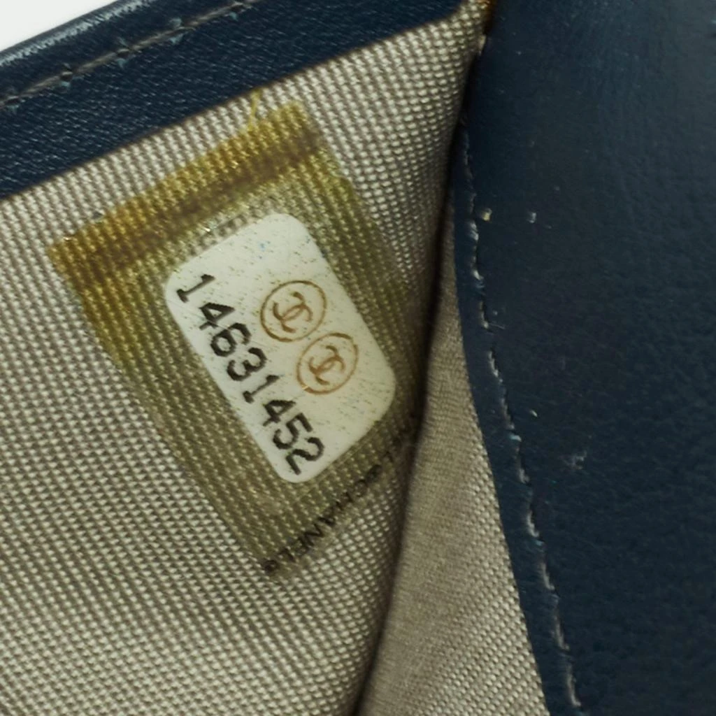 Chanel Green Quilted Patent Leather CC Flap Continental Wallet 商品