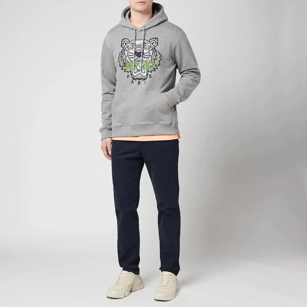 商品Kenzo|KENZO Men's Tiger Original Hoodie - Dove Grey,价格¥1207,第3张图片详细描述