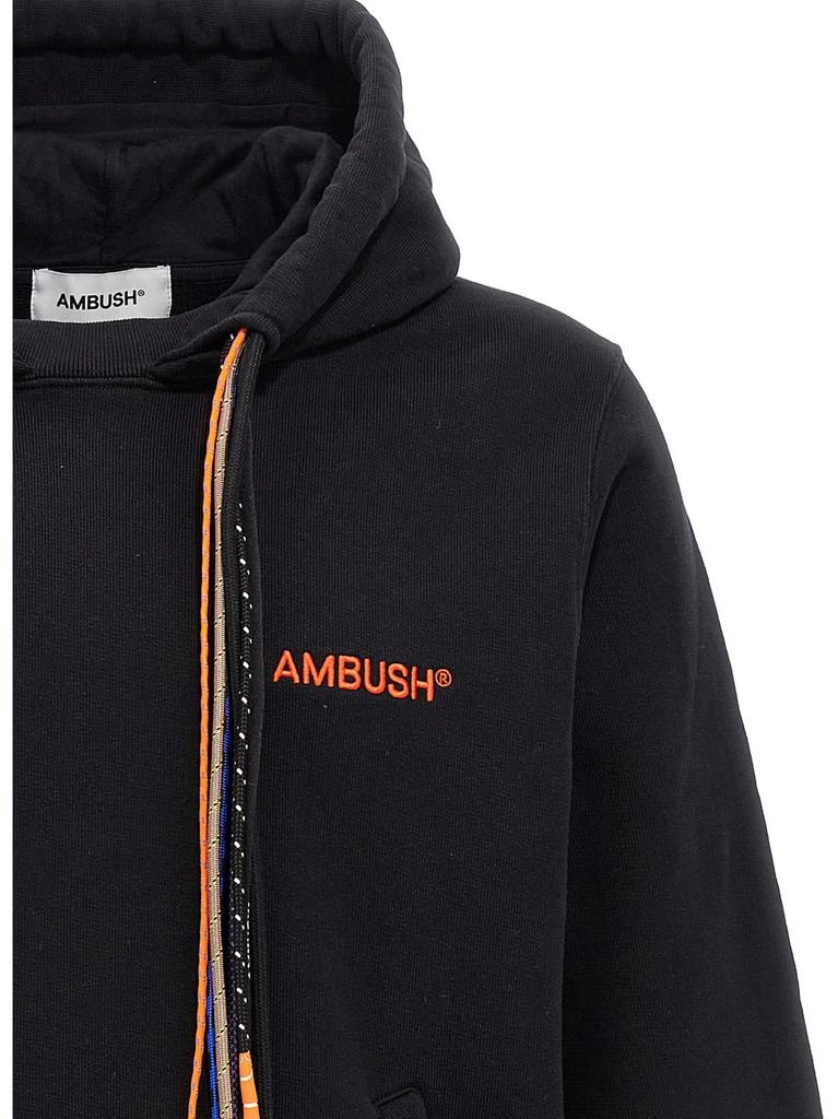 商品Ambush|Ambush Logo Printed Drawstring Hoodie,价格¥3397,第3张图片详细描述