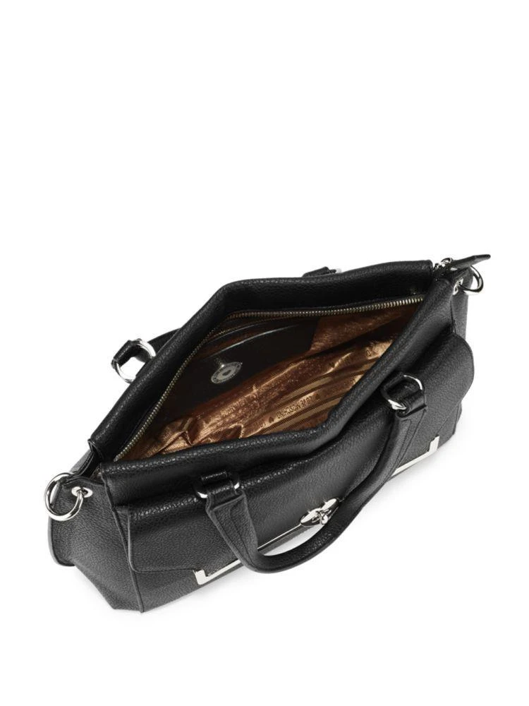 商品Moschino|Top Zip Leather Satchel,价格¥1337,第2张图片详细描述
