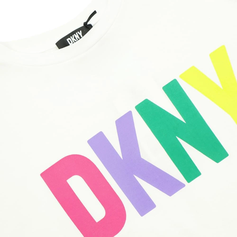 商品DKNY|Girls Boxy Fit White T Shirt,价格¥146,第2张图片详细描述
