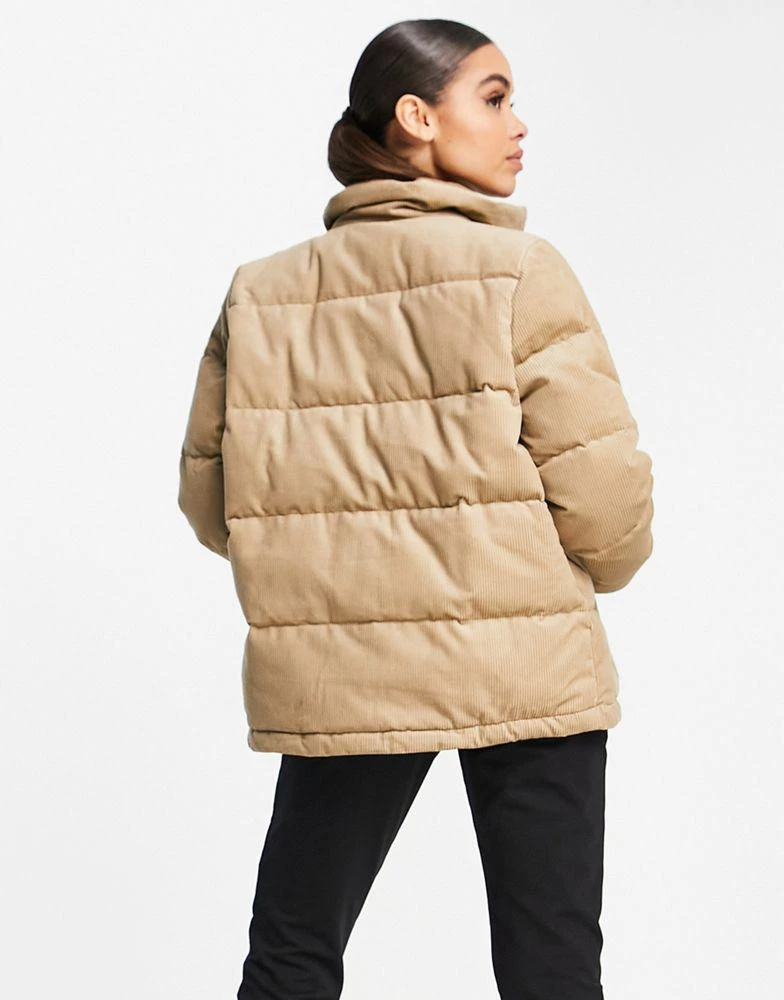 商品Jack Wolfskin|Jack Wolfskin Corduroy puffer jacket in beige ,价格¥1172,第3张图片详细描述