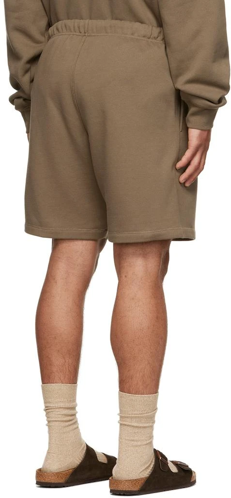 商品Essentials|Brown Flocked Shorts,价格¥545,第3张图片详细描述