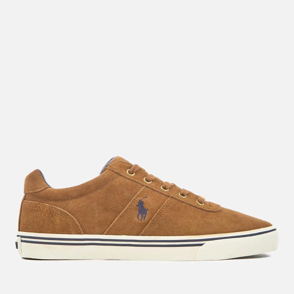 商品Ralph Lauren|Polo Ralph Lauren Men's Hanford Vulcanised Suede Trainers - New Snuff,价格¥416,第1张图片