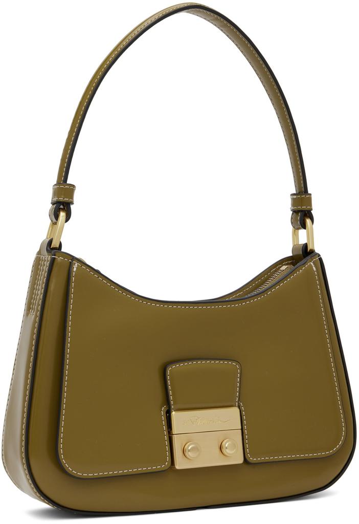 Brown Pashli Baguette Shoulder Bag商品第2张图片规格展示