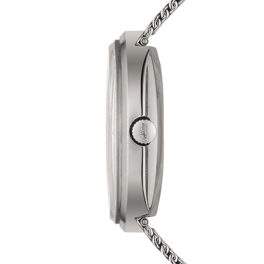 商品MIDO|Swiss Automatic Commander Shade Stainless Steel Mesh Bracelet Watch, 37mm - A Special Edition,价格¥6462,第4张图片详细描述