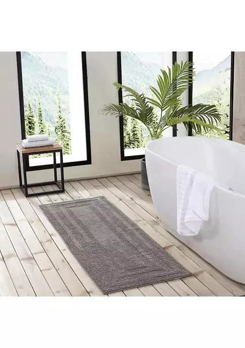 商品Eddie Bauer|Bauer Logan Solid Cotton 1 Piece Runner Rug,价格¥262,第2张图片详细描述