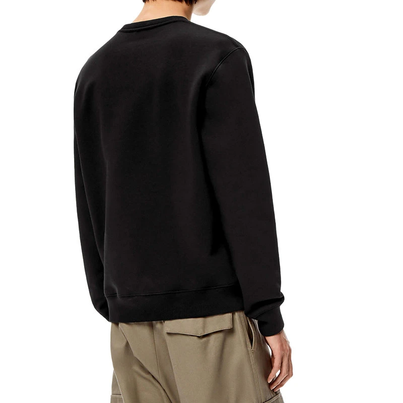 商品Loewe|【预售3-7天】LOEWE/罗意威 22年早春新款 男士黑色棉质抓绒Logo刺绣卫衣H526Y24J18-1100,价格¥4315,第6张图片详细描述
